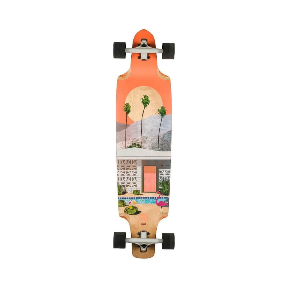 Globe Skateboard Longboard Complete Spearpoint 40" Motel - 50-50 Skate Shop
