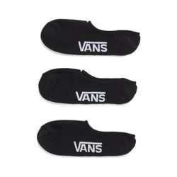 Vans Classic Super No Show Socks Mens Size 6.5-9 Black - 3 Pack - 50-50 Skate Shop