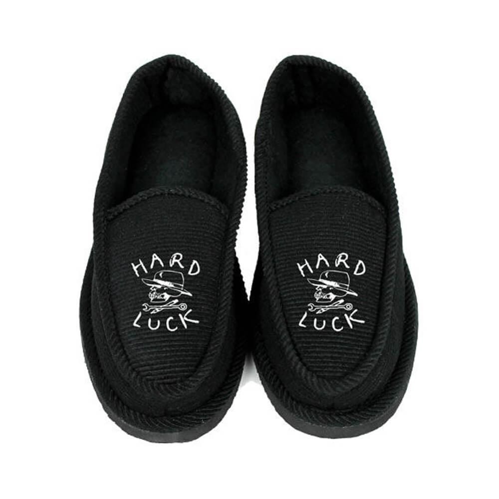 Hard Luck Slippers Hardtimes Black - 50-50 Skate Shop
