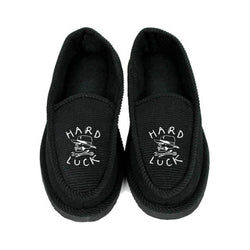 Hard Luck Slippers Hardtimes Black - 50-50 Skate Shop