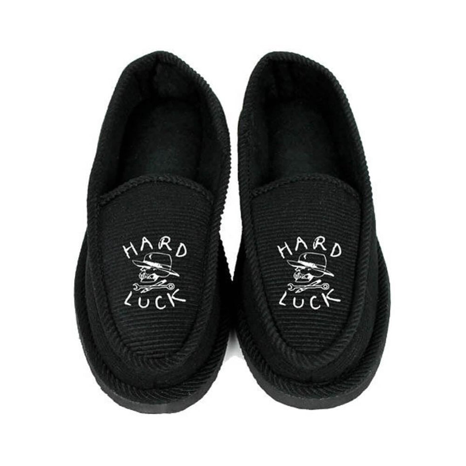 Hard Luck Slippers Hardtimes Black - 50-50 Skate Shop