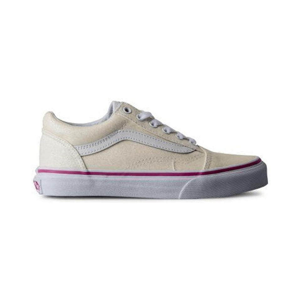 Vans Kids Old Skool (Glitter) Rainbow White - 50-50 Skate Shop