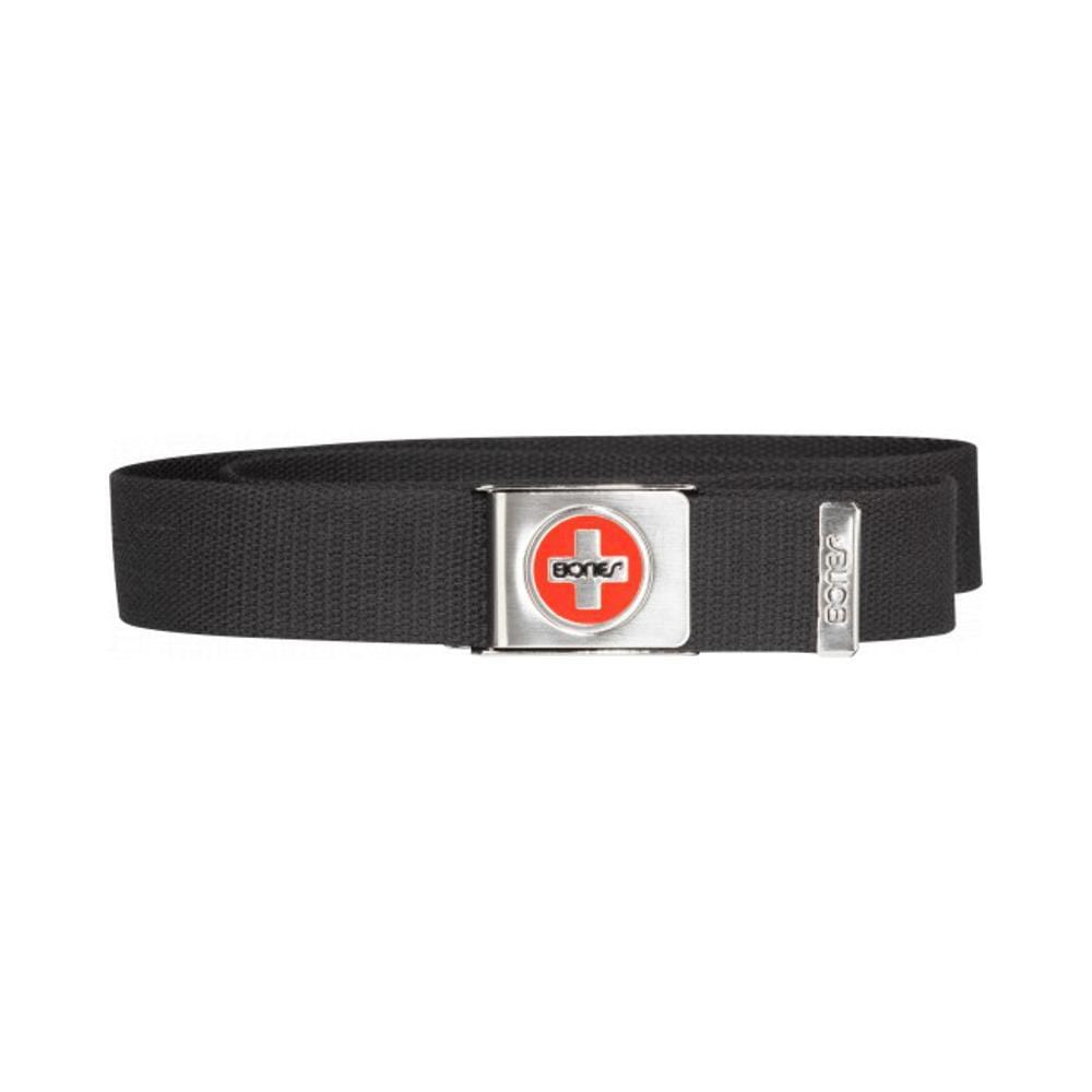Bones Bearing Canvas Belt Black - 50-50 Skate Shop
