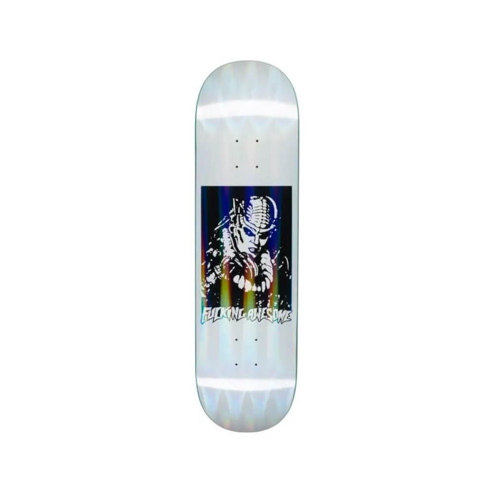 Fucking Awesome Skateboard Deck Oculus 8.5" x 31.91" White 14.18" WB - 50-50 Skate Shop