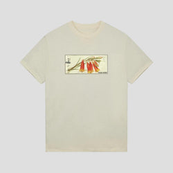 Passport Skate Tin Floral Tee Natural - 50-50 Skate Shop