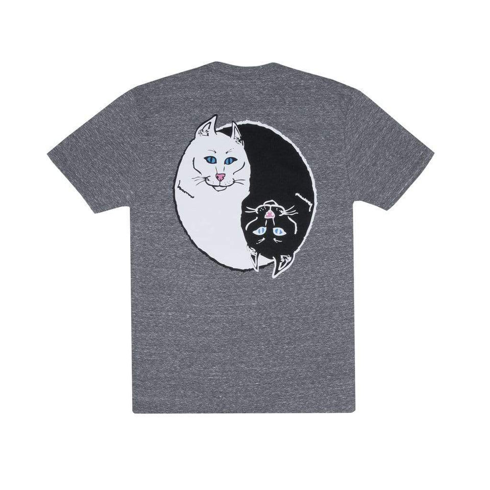 Ripndip Nermal Yang Tee Ash Grey - 50-50 Skate Shop