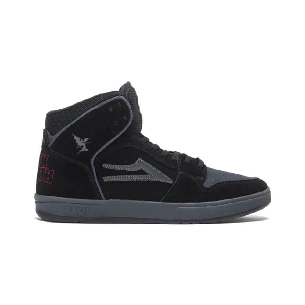 Lakai x Black Sabbath Telford Black Grey Suede - 50-50 Skate Shop