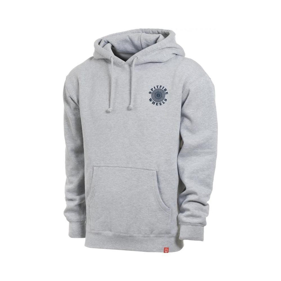 Spitfire Swirl Hoodie Og Classic Heather Grey - 50-50 Skate Shop
