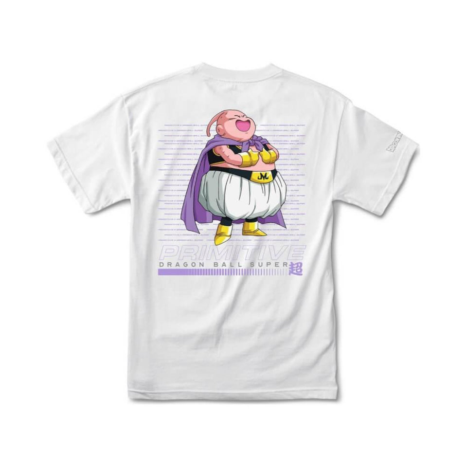Primitive x Dragon Ball Z Tee Fat Buu White - 50-50 Skate Shop
