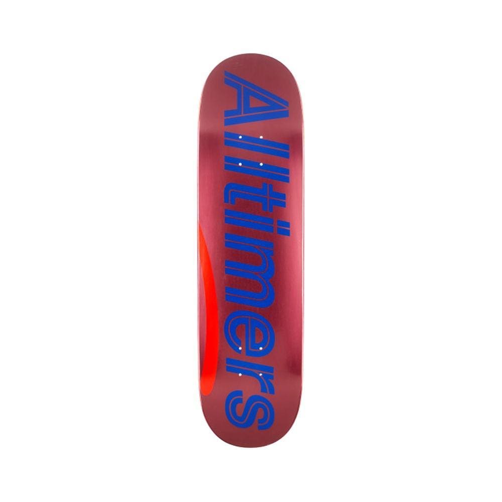 Alltimers Skateboard Skateboard Deck Shiny Pinks Logo 8.5" - 50-50 Skate Shop