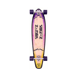 Z Flex Skateboard Longboard Complete Roundtail Pop Purple Fade 39.5