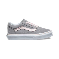 Vans Kids Old Skool (Suede) Alloy Heavenly Pink True White - 50-50 Skate Shop