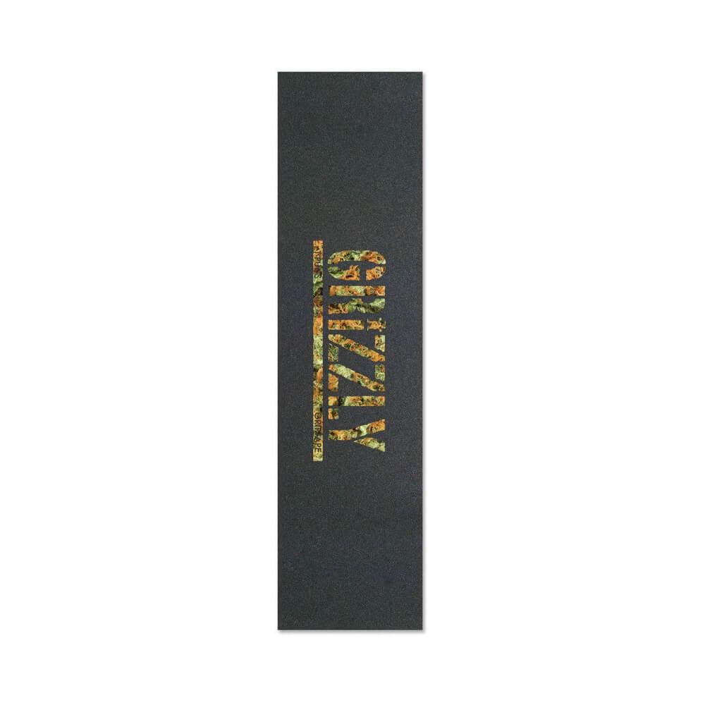 Grizzly Skateboard Grip Tape T-Puds Stamp 9" x 33" Black Kush - 50-50 Skate Shop