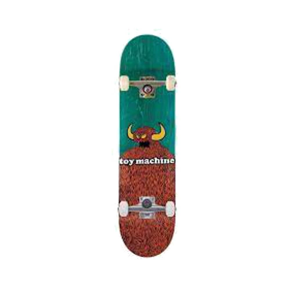 Toy Machine Skateboard Complete Furry Monster 8.0" x 31.63" Green 14" WB - 50-50 Skate Shop