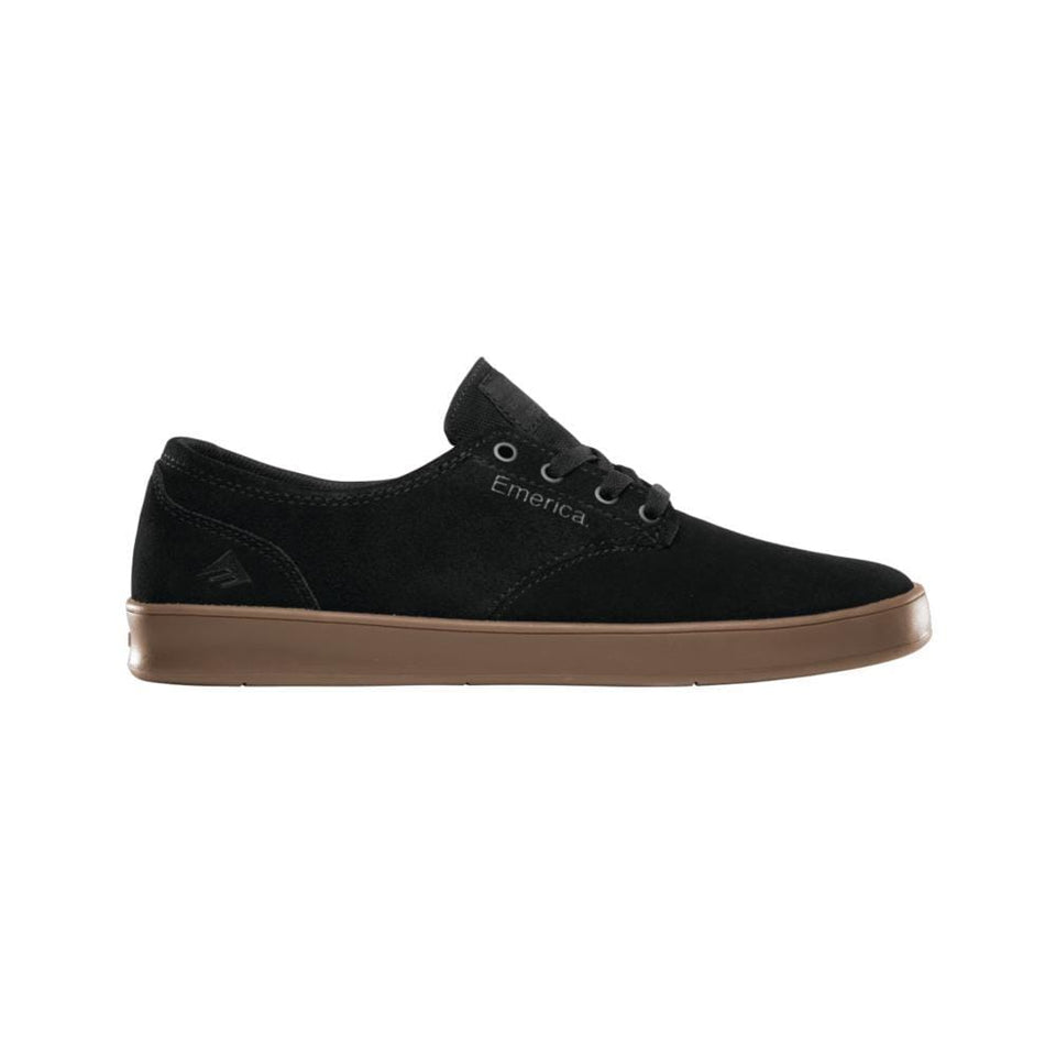 Emerica Mens The Romero Laced Black Charcoal Gum - 50-50 Skate Shop