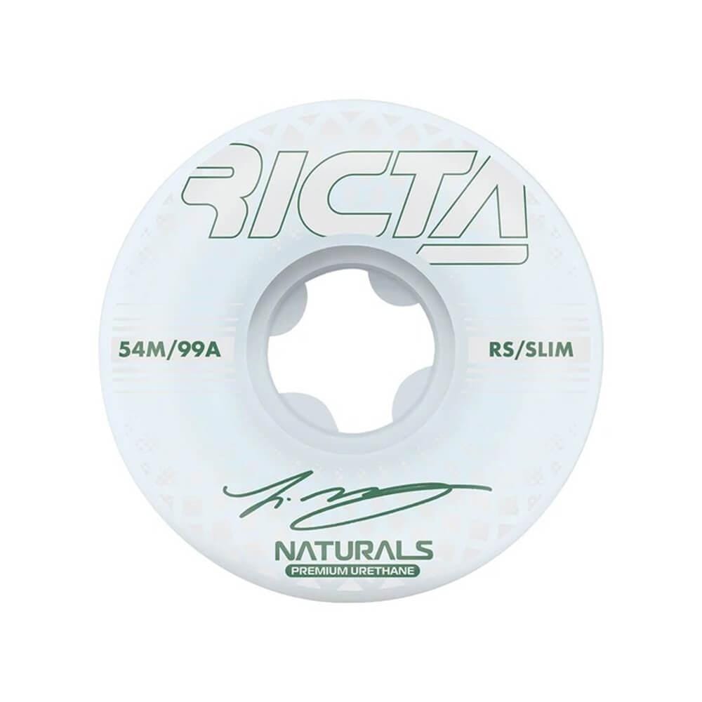 Ricta Skateboard Wheels McCoy Reflective Naturals Slim 54mm 99A - Set of 4 - 50-50 Skate Shop