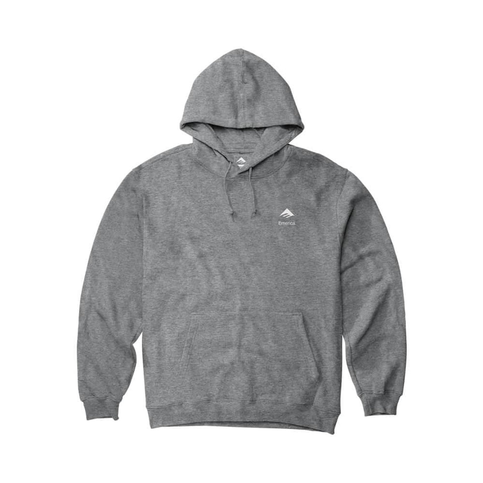 Emerica Skate Stacked Hoodie Grey Heather - 50-50 Skate Shop