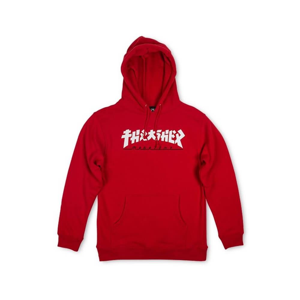 Thrasher Skate Godzilla Hoodie Red - 50-50 Skate Shop