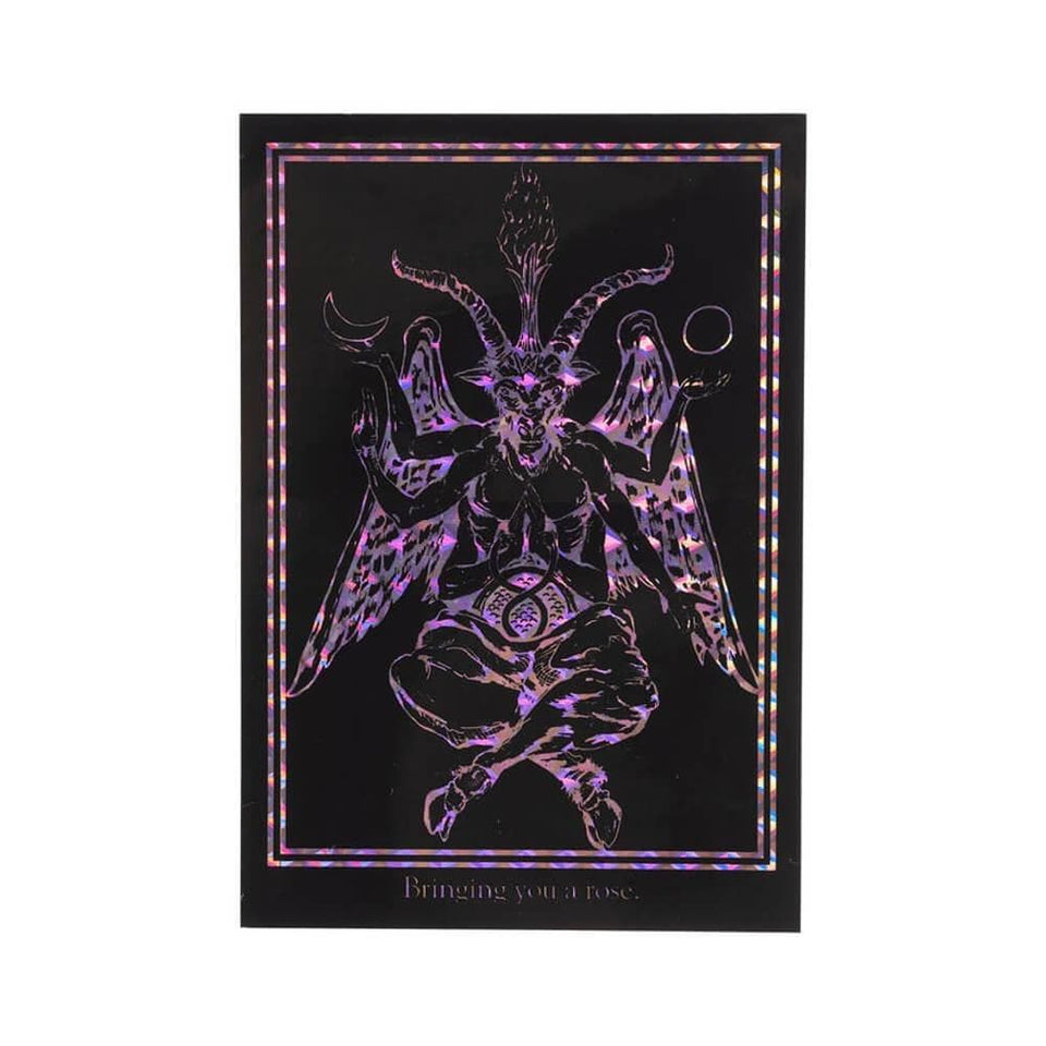 Welcome Skate Bapholit Sticker Black Prism - Sold Individually - 50-50 Skate Shop