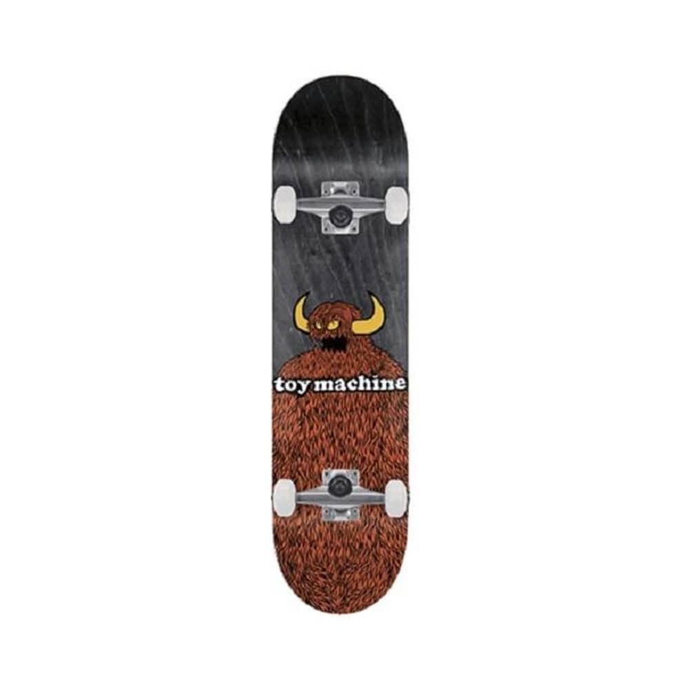 Toy Machine Skateboard Complete Furry Monster 8.25" x 31.88" Black 14.25" WB - 50-50 Skate Shop