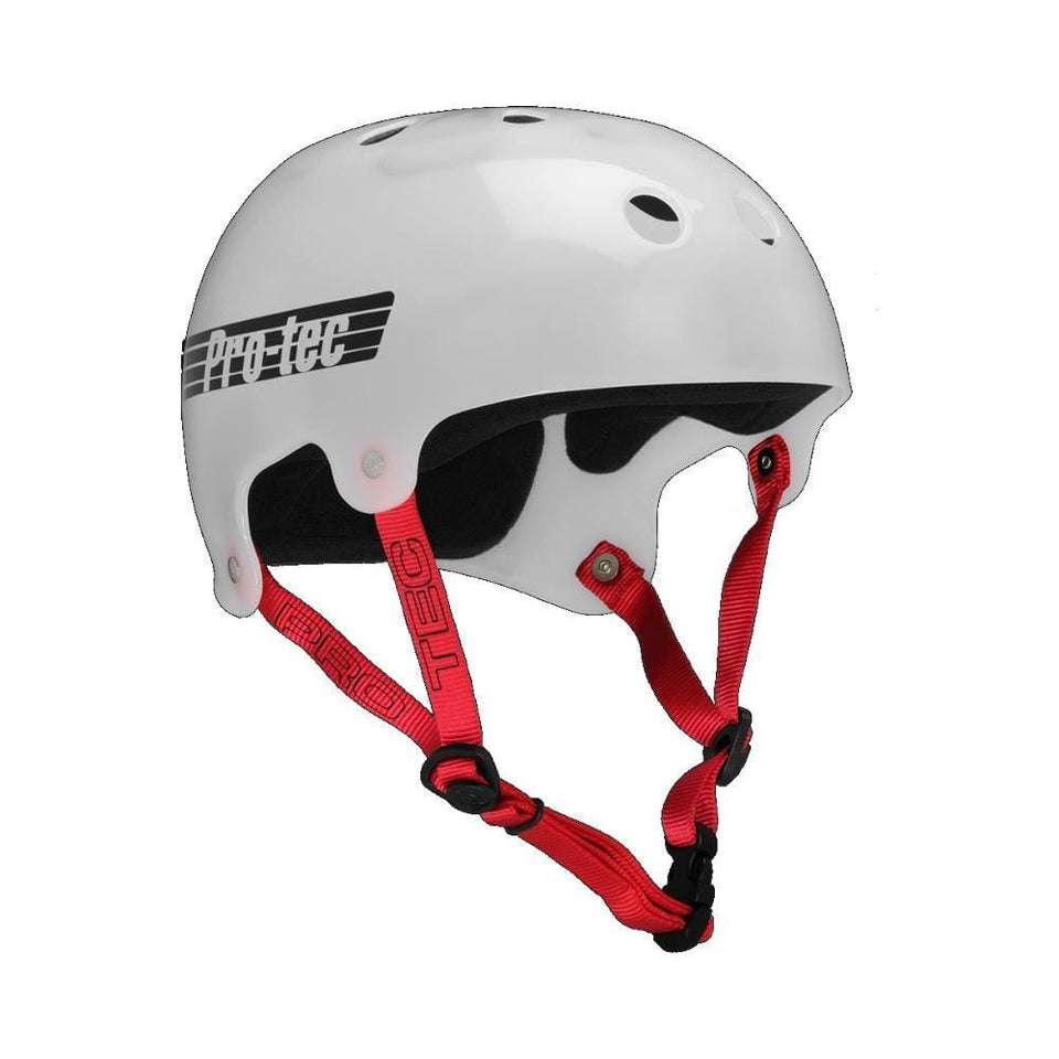 Pro Tec Classic Skate Helmet Bucky Transluscent White - 50-50 Skate Shop