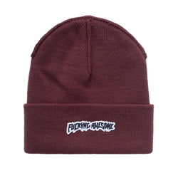 Fucking Awesome Skate Little Stamp Cuff Beanie Brown - 50-50 Skate Shop