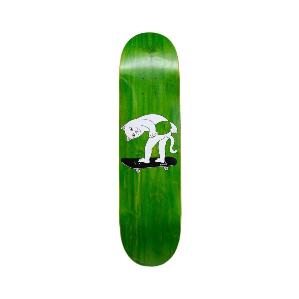 Ripndip Skateboard Deck Moon Grab 8.25" x 31.75" Green 14.25" WB - 50-50 Skate Shop