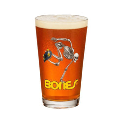 Powell Peralta Skate Skeleton Pint Glass - 50-50 Skate Shop