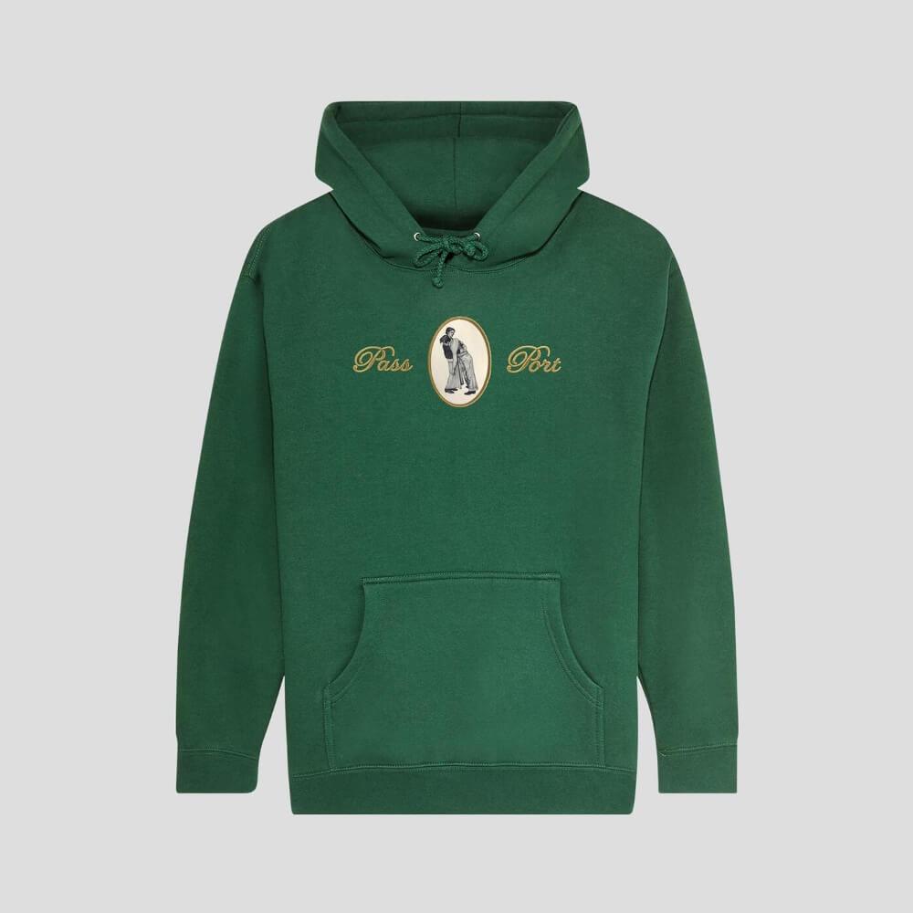 Passport Skate Lean On Me Hoodie Dark Green - 50-50 Skate Shop