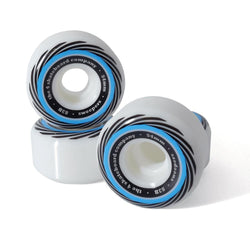 The 4 Skateboard Wheels Sweepers Blue 54mm - Set of 4 - 50-50 Skate Shop