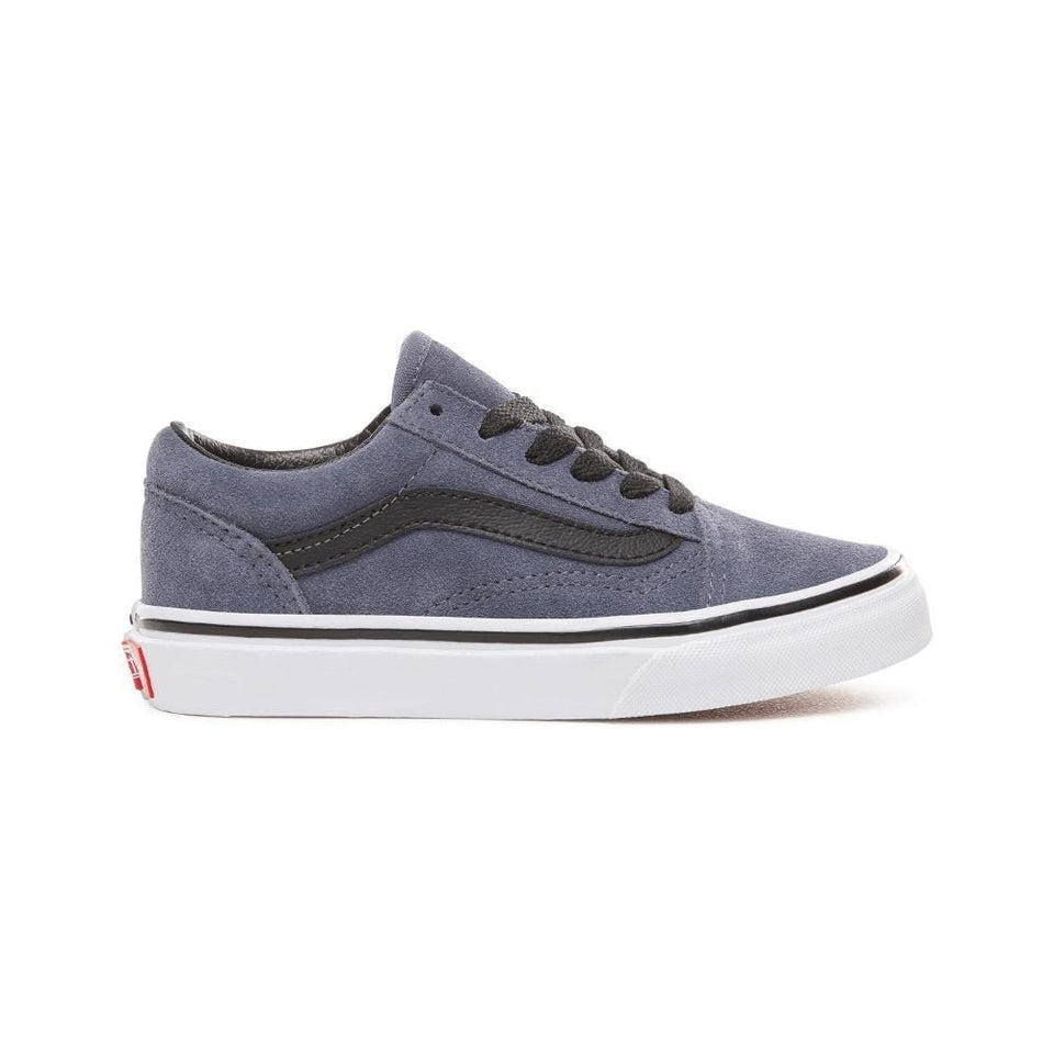 Vans Kids Old Skool (Suede) Grisaille Black - 50-50 Skate Shop