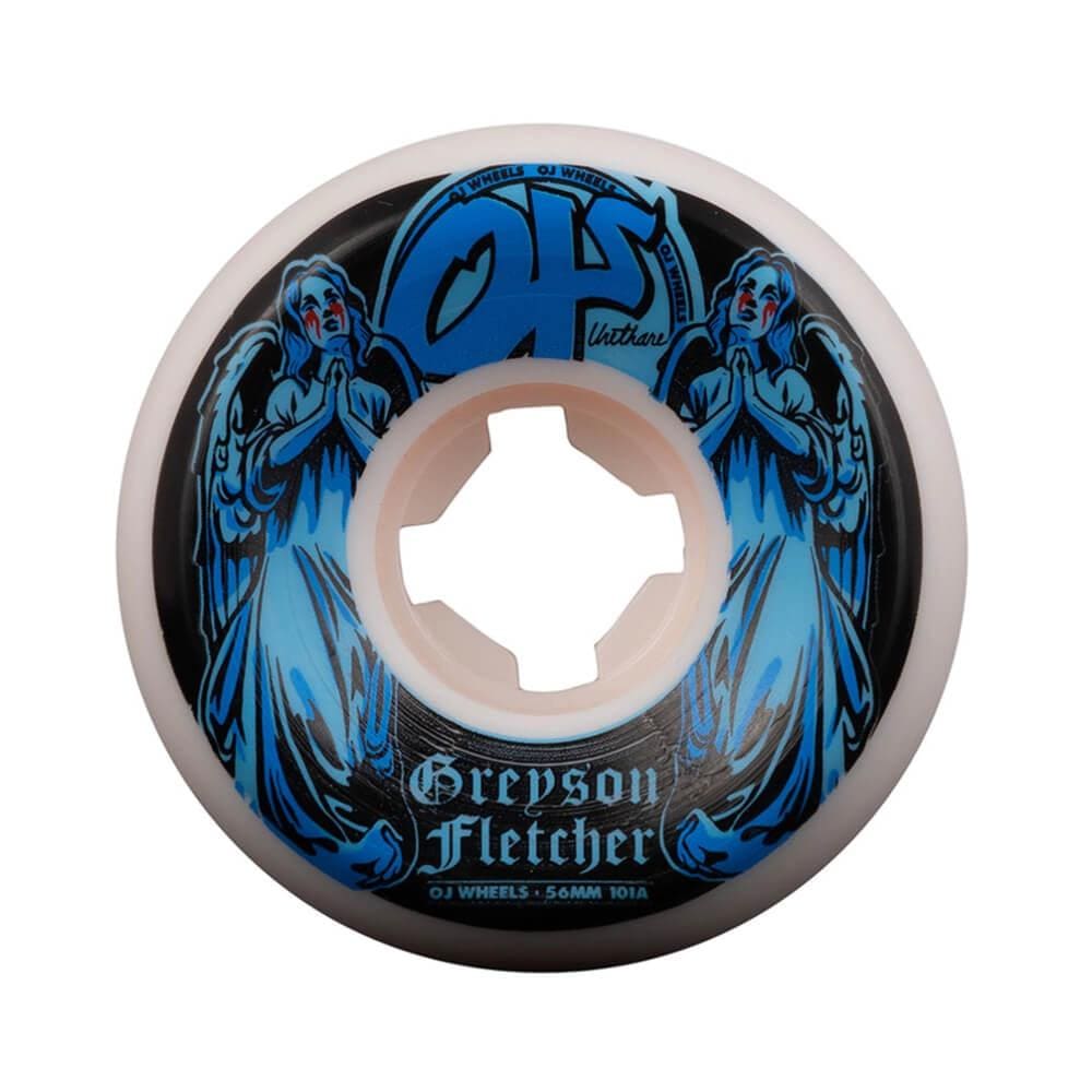 OJ Skateboard Wheels Fletcher Pray 2 56mm 101A - Set of 4 - 50-50 Skate Shop