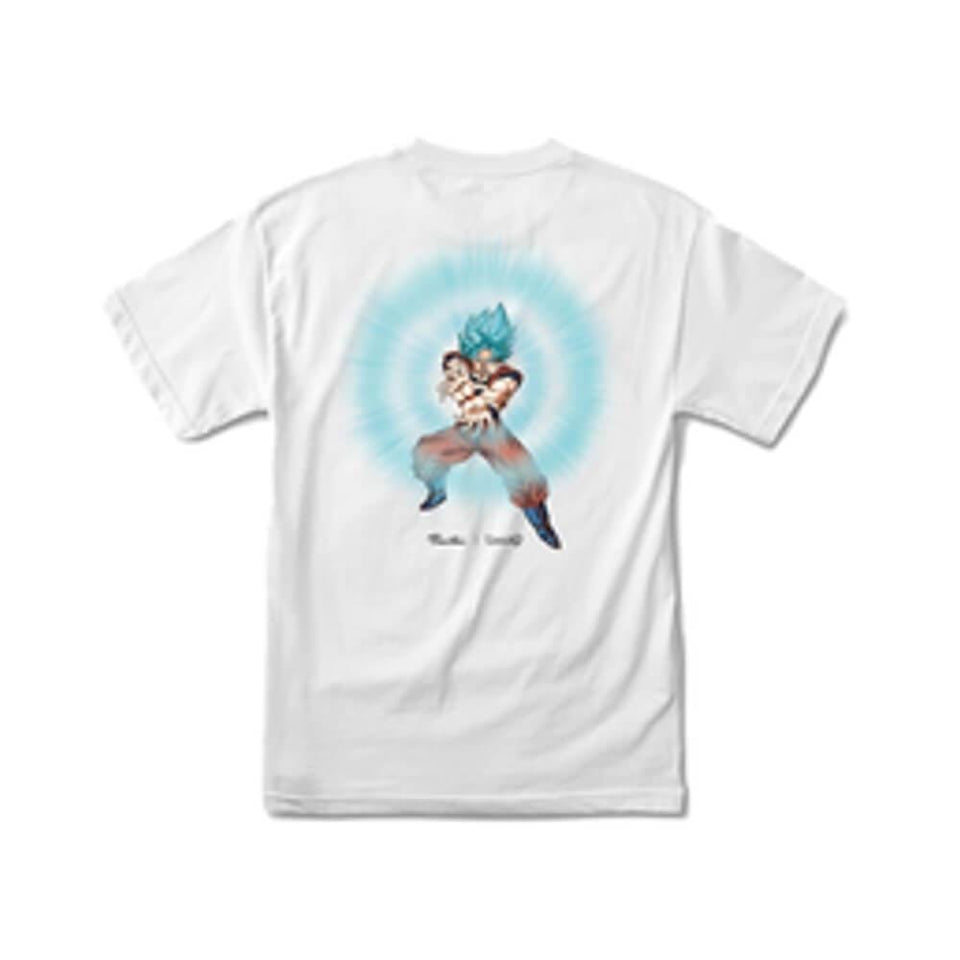 Primitive x Dragon Ball Z Tee Energy White - 50-50 Skate Shop