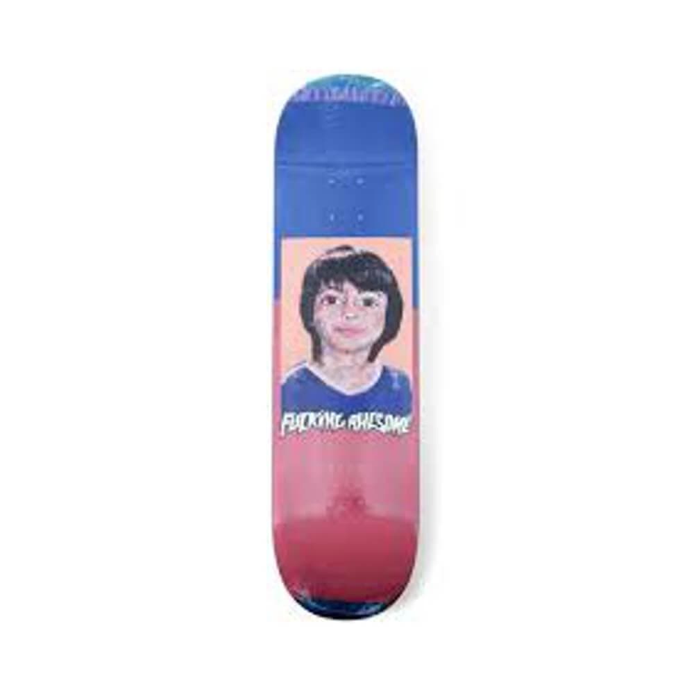 Fucking Awesome Skateboard Deck Sean Felt CP 8.38" x 31.85" Blue Red 14.18" WB - 50-50 Skate Shop