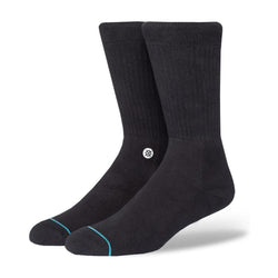Stance Mens Icon Athletic Socks Black White - 50-50 Skate Shop