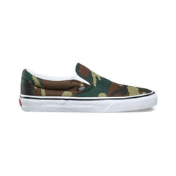 Vans Kids Classic Slip On (Woodland Camo) Black Woodland - 50-50 Skate Shop