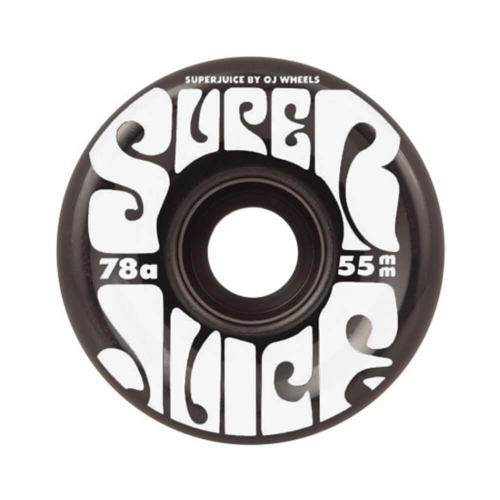OJ Skateboard Wheels Mini Super Juice Trans Black 55mm 78A - 50-50 Skate Shop