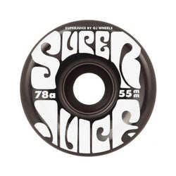 OJ Skateboard Wheels Mini Super Juice Trans Black 55mm 78A - 50-50 Skate Shop