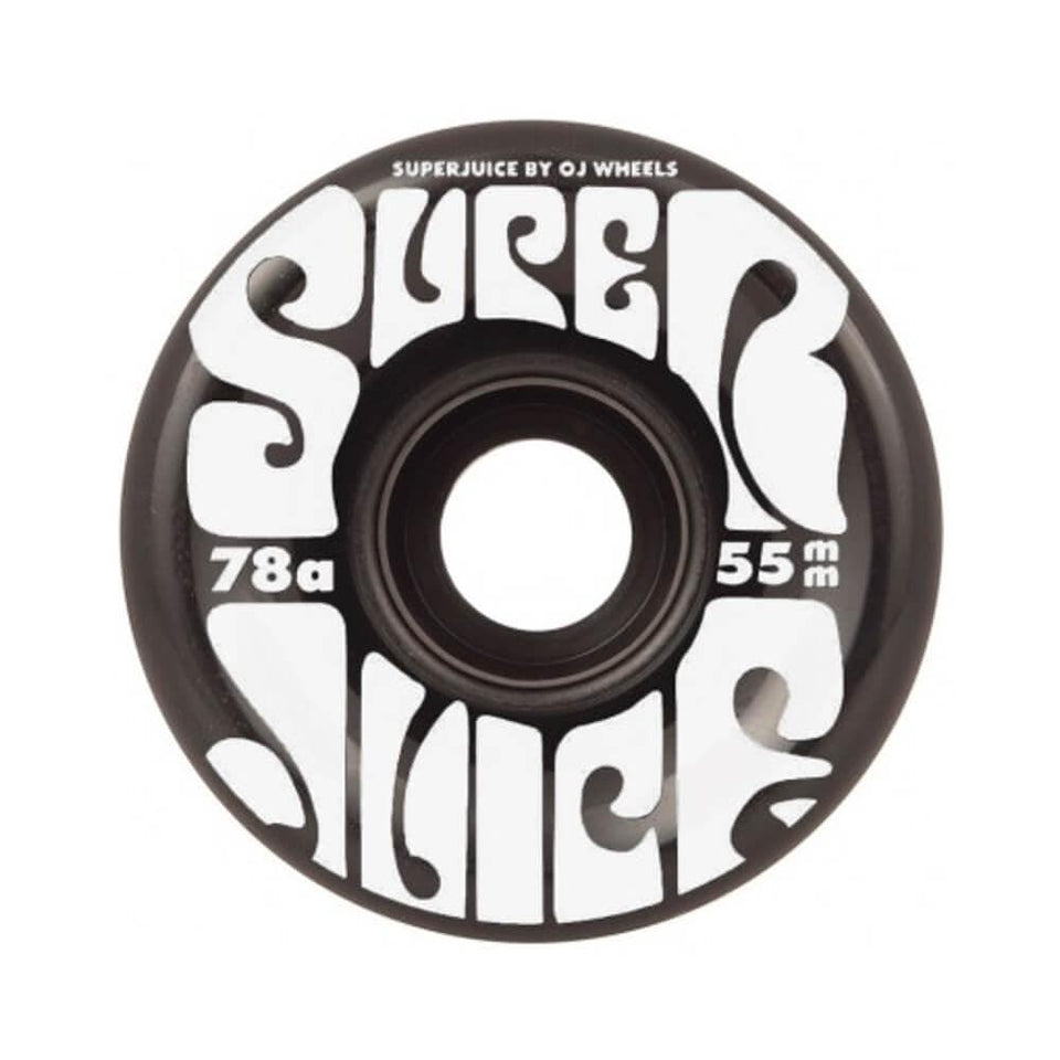 OJ Skateboard Wheels Mini Super Juice Trans Black 55mm 78A - 50-50 Skate Shop