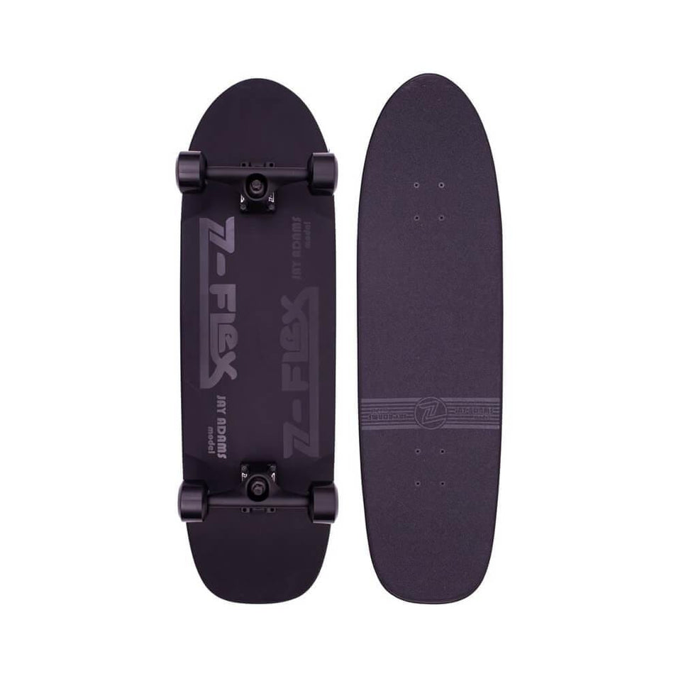 Z Flex Skateboard Cruiser Complete Shadow Lurker Jay Adams Pool 9.5" x 33" 15.25" WB - 50-50 Skate Shop