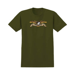Anti Hero Skate Youth Tee Eagle Military Green - 50-50 Skate Shop