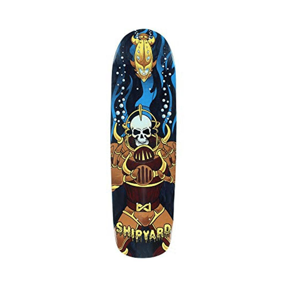 Shipyard Skateboard Deck Pop Sinking Death 8.5" x 32.125" Black - 50-50 Skate Shop