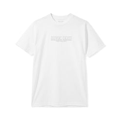 Hotel Blue Speedracer Short Sleeve Tee White - 50-50 Skate Shop