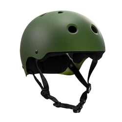 Pro Tec Classic Skate Helmet Matte Olive - 50-50 Skate Shop