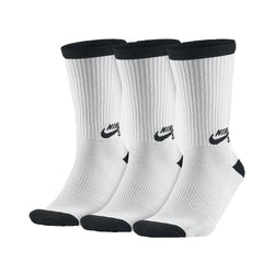 Nike SB Skateboarding Crew Sock (3 Pair) White/Black - 50-50 Skate Shop