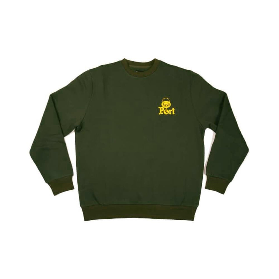 Passport Skate Port Steph Sweater Olive - 50-50 Skate Shop