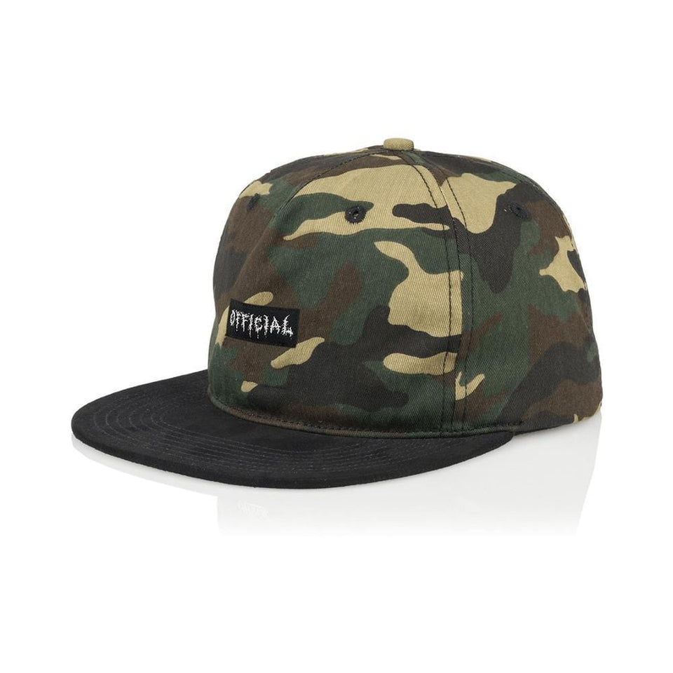 Official Cap JT Montgomery Camo Black - 50-50 Skate Shop