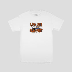 Passport Skate Low Life Brick Tee White - 50-50 Skate Shop