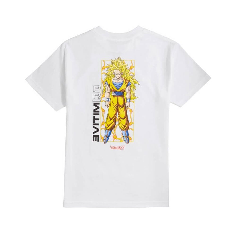 Primitive Tee Dragon Ball Z Goku Glow In The Dark White - 50-50 Skate Shop