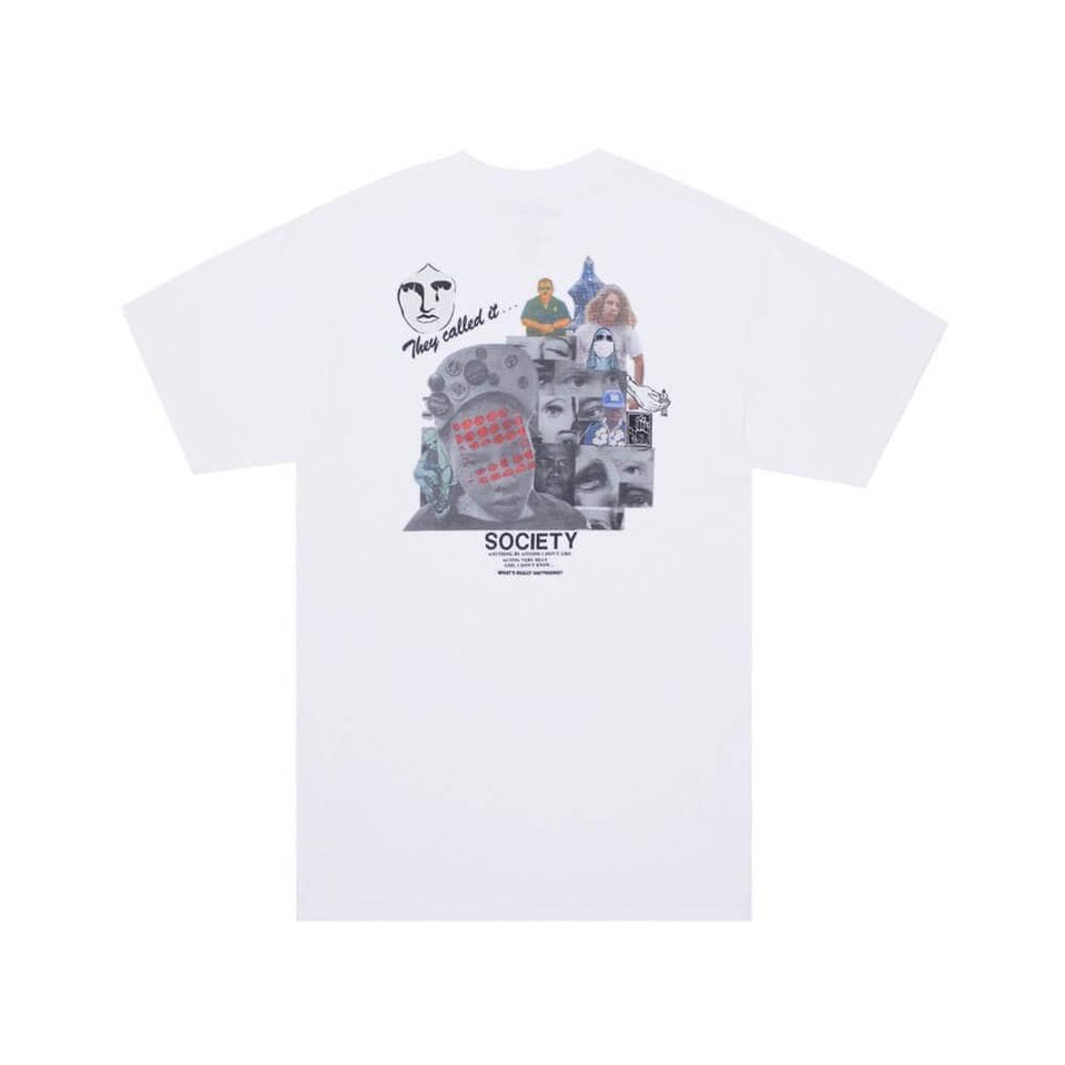 Fucking Awesome Skate Society Tee White - 50-50 Skate Shop